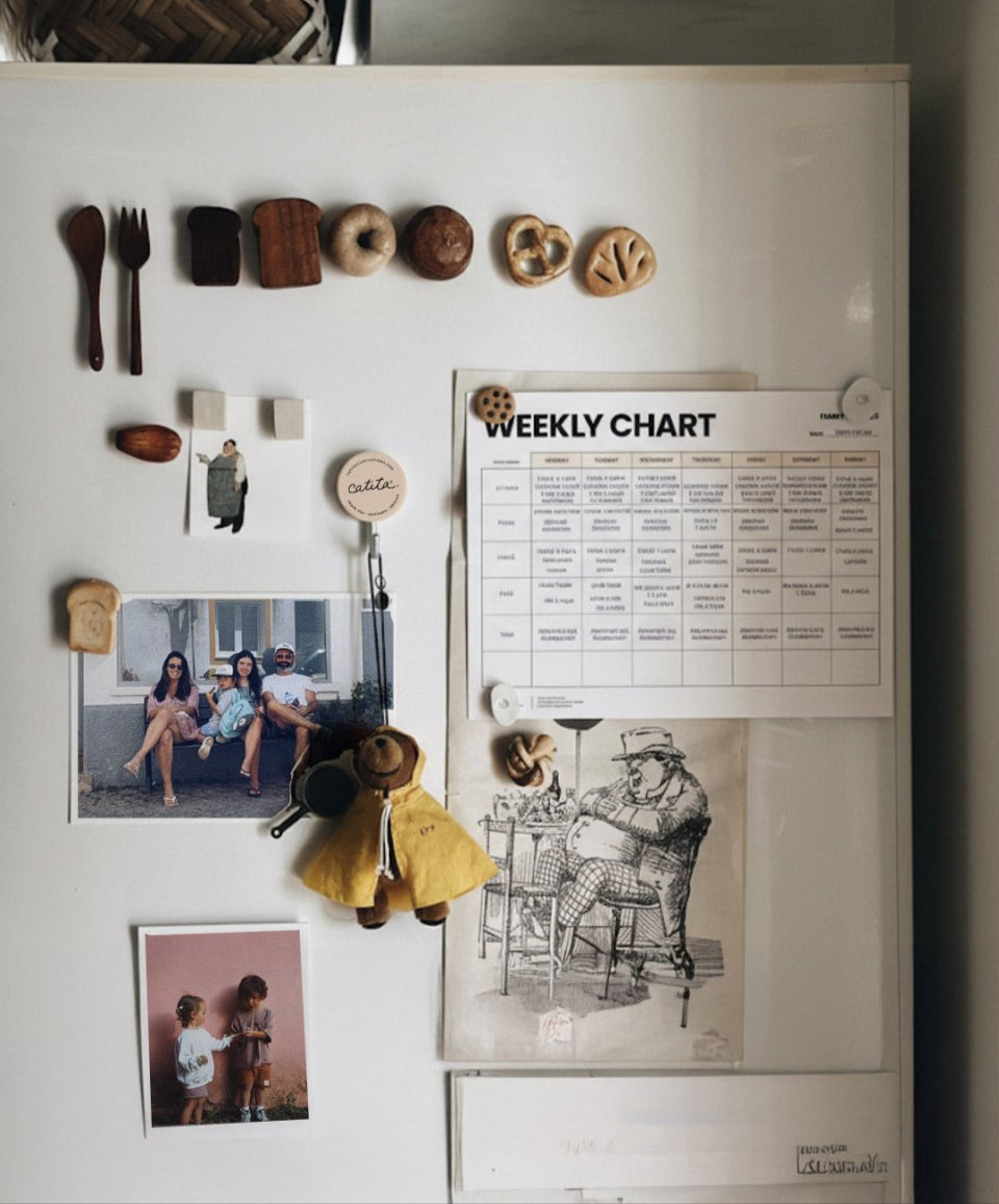 Gráfico Semanal Tarefas da Familia - Printables Catita illustrations
