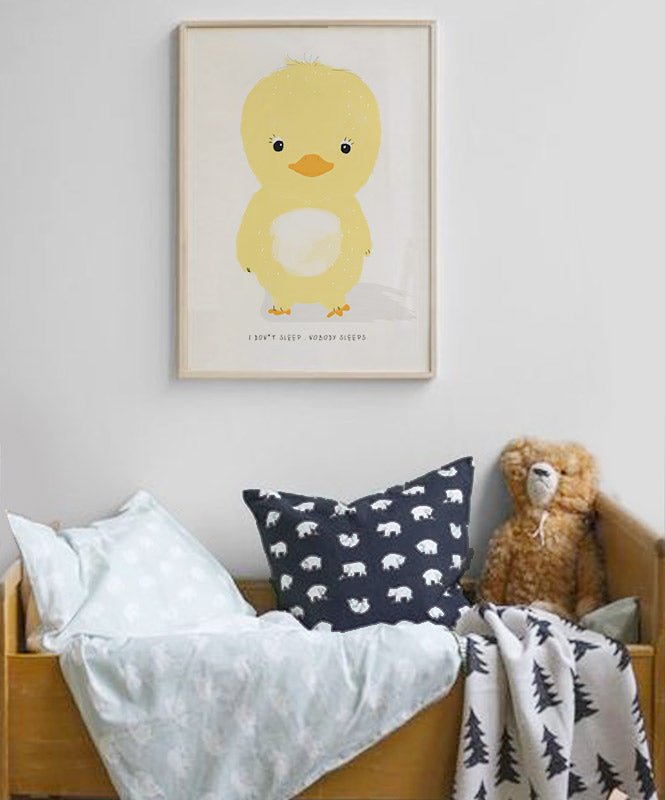 Pintainho que não dorme - Posters Catita illustrations