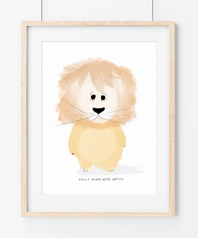 Poster Leão bebé - Posters Catita illustrations