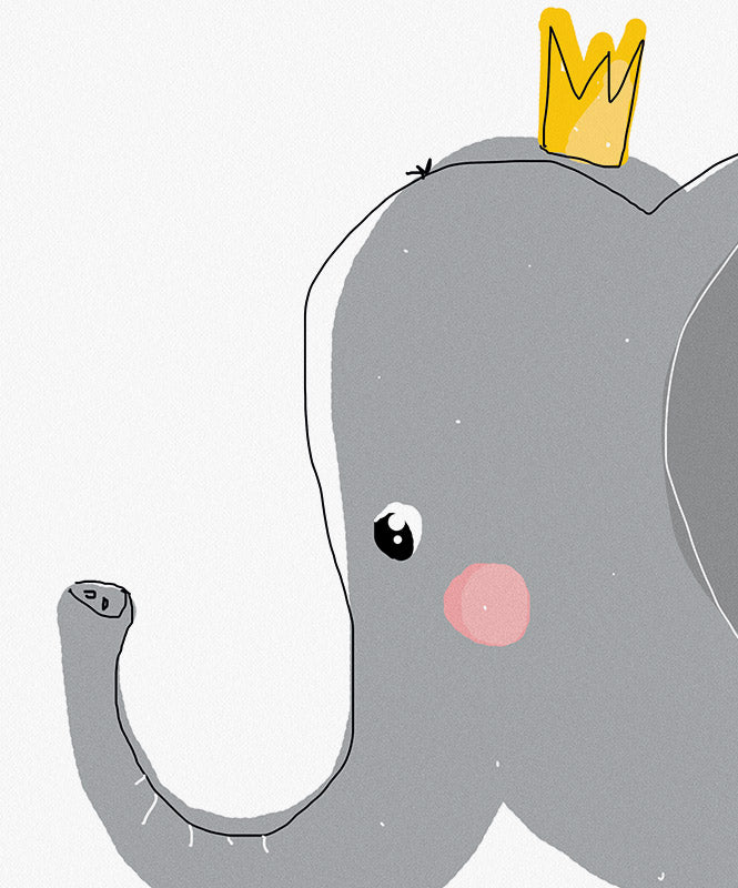 Rei Elefante - Posters Catita illustrations
