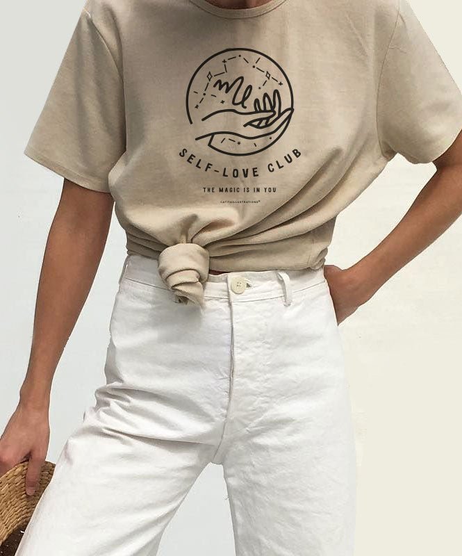 T-shirt Self-Love Club - T-shirts Catita illustrations