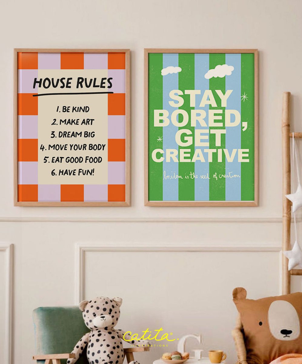 Bored - Posters Catita illustrations