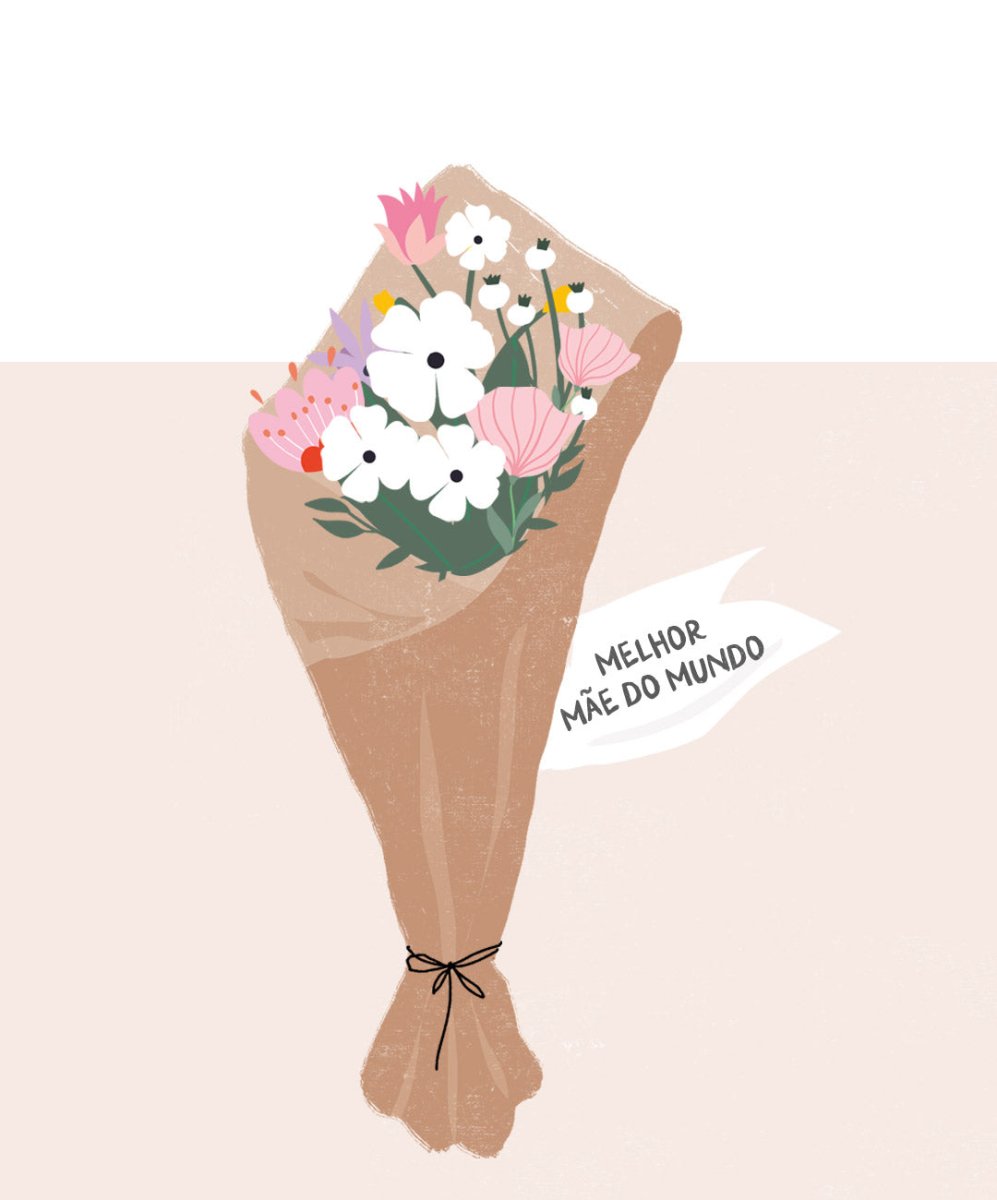 Ramo de Flores Primavera Personalizado - Posters Catita illustrations